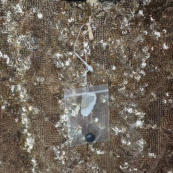 Glamour Free People X Fame And Partners Richie Sequin Mini Dress Size 8 cocktail - Picture 7 of 8